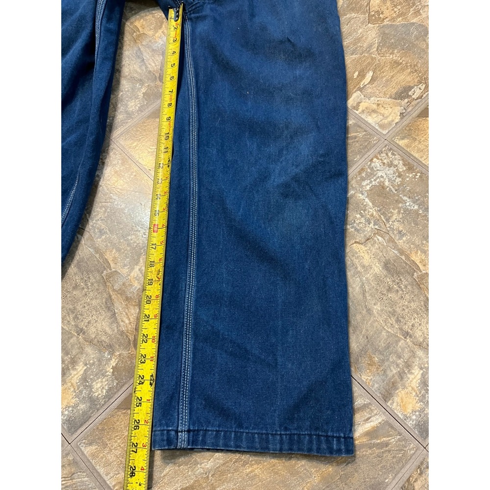 Liberty Overalls Mens 34x29 Blue Denim Bib Workwear MOV18006DB - Picture 7 of 8